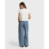 BILLABONG - ZONTE ELASTIC WAIST SALTWASHED DENIM PANT | Blue Smoke