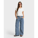 BILLABONG - ZONTE ELASTIC WAIST SALTWASHED DENIM PANT | Blue Smoke