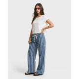 BILLABONG - ZONTE ELASTIC WAIST SALTWASHED DENIM PANT | Blue Smoke