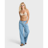 BILLABONG - ZONTE ELASTIC WAIST SALTWASHED DENIM PANT | Sea Blue