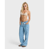 BILLABONG - ZONTE ELASTIC WAIST SALTWASHED DENIM PANT | Sea Blue
