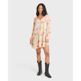 BILLABONG - SWEET DREAMER MINI DRESS | Orange Multi