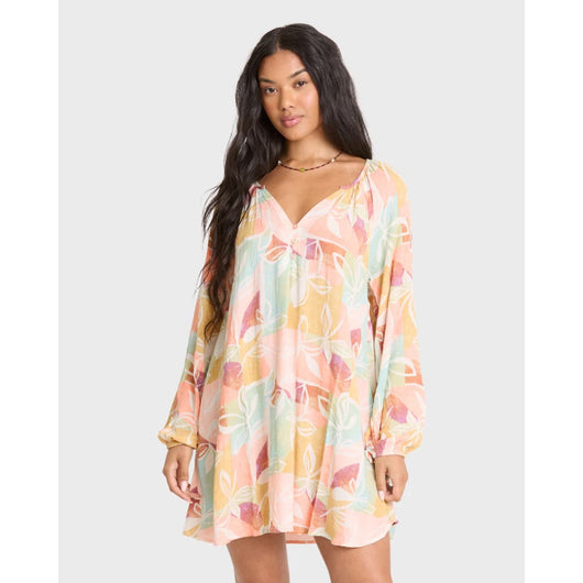 BILLABONG - SWEET DREAMER MINI DRESS | Orange Multi