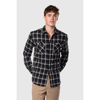 TEAMLTD - CAMPFIRE FLANNEL | BLACK