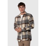 TEAMLTD - PLAID OVERSHIRT | BROWN