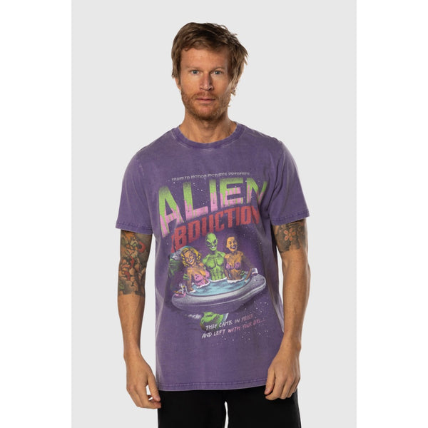 TEAMLTD - ALIEN TEE | ACID WASHED PURPLE