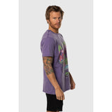 TEAMLTD - ALIEN TEE | ACID WASHED PURPLE