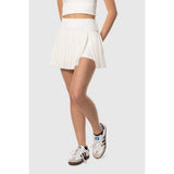 TEAMLTD - PLEATED SKIRT | WHITE