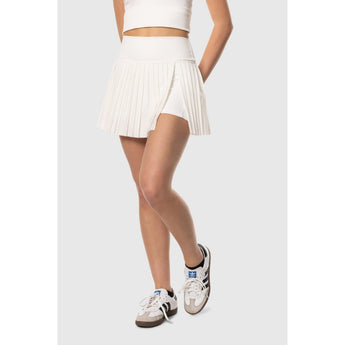 TEAMLTD - PLEATED SKIRT | WHITE