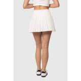 TEAMLTD - PLEATED SKIRT | WHITE