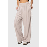 TEAMLTD - LINEN PANT | GREY LILAC