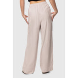 TEAMLTD - LINEN PANT | GREY LILAC