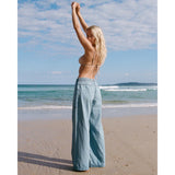 BILLABONG - ZONTE ELASTIC WAIST SALTWASHED DENIM PANT | Sea Blue