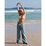 BILLABONG - ZONTE ELASTIC WAIST SALTWASHED DENIM PANT | Sea Blue