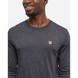 TENTREE - BAKER LONGSLEEVE TEE | Meteorite Black