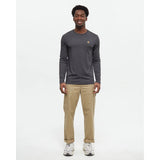 TENTREE - BAKER LONGSLEEVE TEE | Meteorite Black