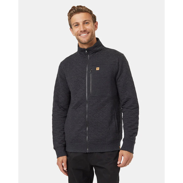 TENTREE - BEGBIE FULL ZIP | Meteorite Black Heather