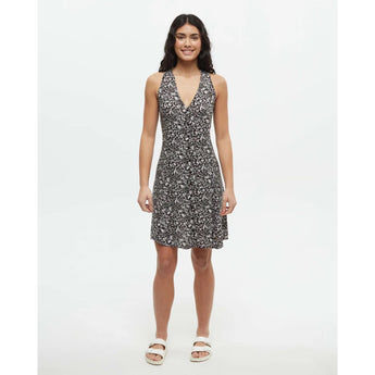 TENTREE - PENROSE DRESS | Meteorite Black Field Flower