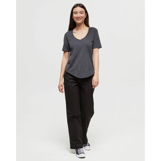 TENTREE - BRACKLEY T-SHIRT | Meteorite Black Heather