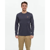 TENTREE - BAKER LONGSLEEVE TEE | Midnight Blue Heather