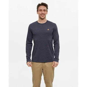TENTREE - BAKER LONGSLEEVE TEE | Midnight Blue Heather