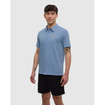 TENTREE - HAWTHORN SHIRT | Lakeside Blue Heather