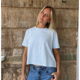 LIFE IS GOOD - WOMENS CRUSHER BOXY TEE | Mushroom Brown