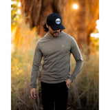 TENTREE - BAKER HOODED LONGSLEEVE TEE | Timber Heather