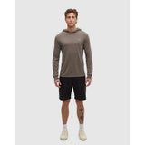 TENTREE - BAKER HOODED LONGSLEEVE TEE | Timber Heather