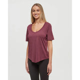 TENTREE - BRACKLEY T-SHIRT | Deep Burgundy Heather