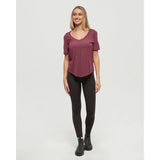 TENTREE - BRACKLEY T-SHIRT | Deep Burgundy Heather