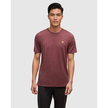 TENTREE - BAKER TEE | Deep Burgundy Heather