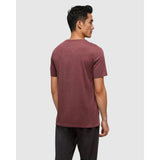 TENTREE - BAKER TEE | Deep Burgundy Heather