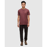 TENTREE - BAKER TEE | Deep Burgundy Heather