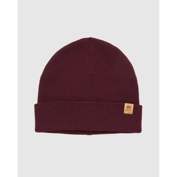 TENTREE - WOOL KURT BEANIE | Deep Burgundy