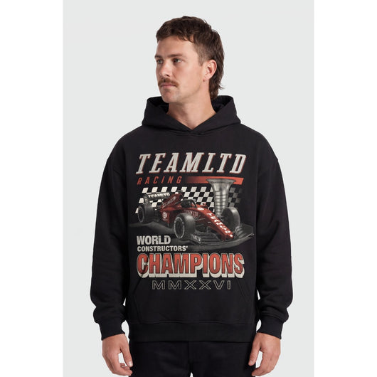 TEAMLTD - CHAMPIONS OVERSIZED HOODIE | Vintage Black