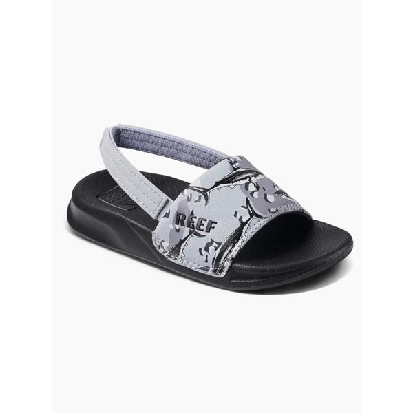 REEF - KIDS ONE SLIDE | GREY CAMO SHARK