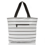 ALOHA COLLECTION - Pinstripe Day Tripper Bag | Black on White