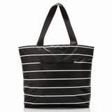 ALOHA COLLECTION - Pinstripe Day Tripper Bag | White on Black