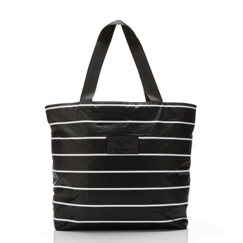 ALOHA COLLECTION - Pinstripe Day Tripper Bag | White on Black