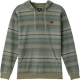 ONEILL - BAVARO STRIPE PULLOVER HOODIE | DEEP LICHEN GREEN