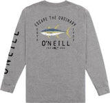 ONEILL - GRINDZ LONGSLEEVE TEE | HEATHER GREY