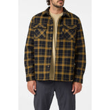 ONEILL - TRVLR MICRO HIGH PILE LINED FLANNEL | Dark Khaki