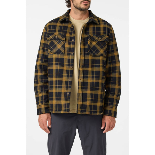 ONEILL - TRVLR MICRO HIGH PILE LINED FLANNEL | Dark Khaki