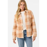 ONEILL - ZUMA HIGH PILE JACKET | Peach Light
