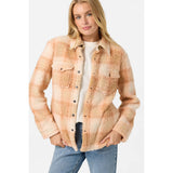 ONEILL - ZUMA HIGH PILE JACKET | Peach Light