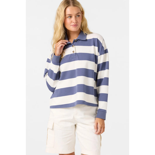 ONEILL - OG KYRA LS CROP POLO | Nightshadow Blue