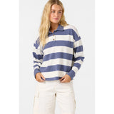 ONEILL - OG KYRA LS CROP POLO | Nightshadow Blue