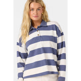 ONEILL - OG KYRA LS CROP POLO | Nightshadow Blue