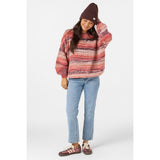 ONEILL - BAYOU STRIPE SWEATER | Chocolate
